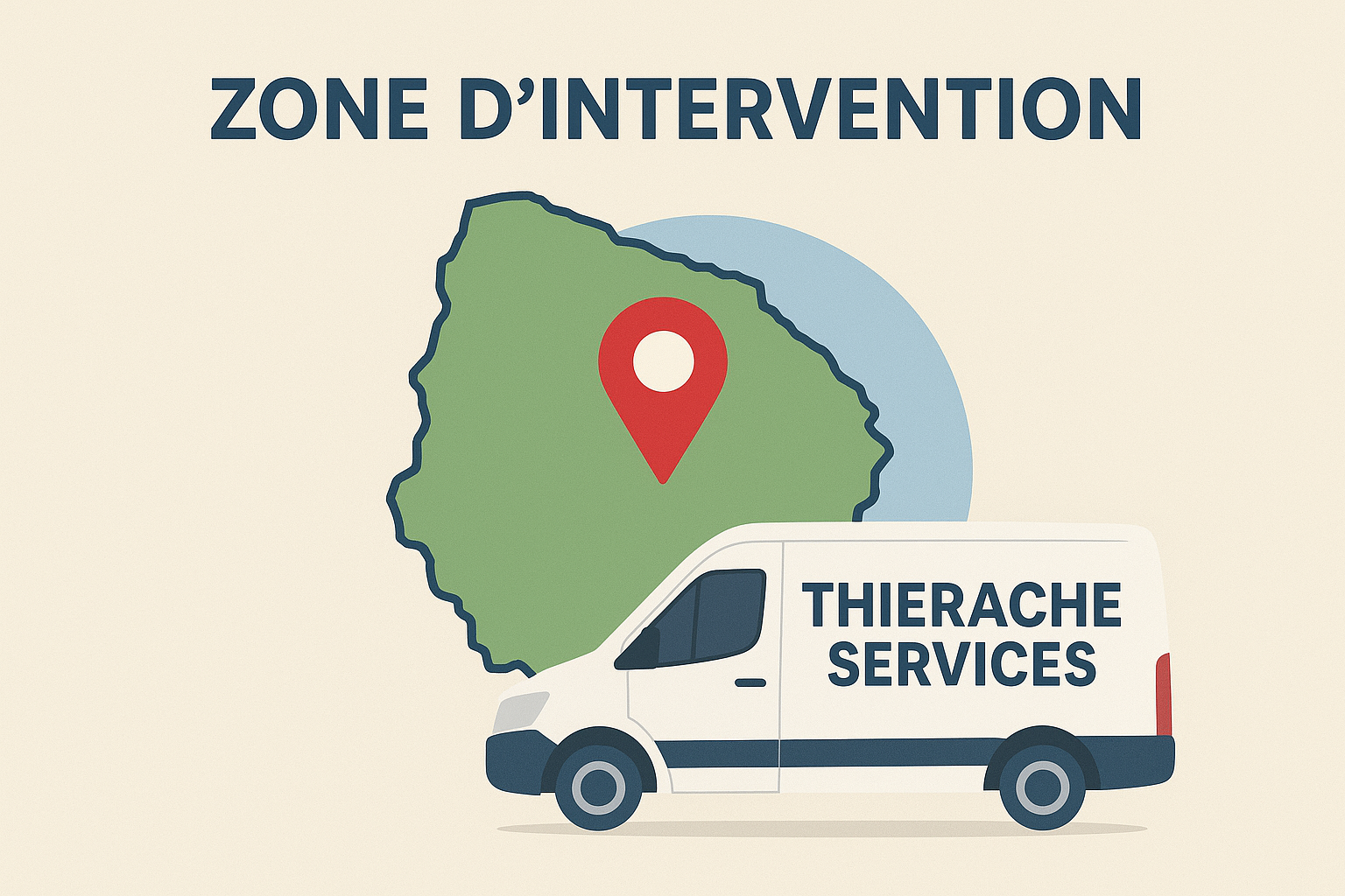 Zone d'intervention pour le bricolage, le jardinage et autres services